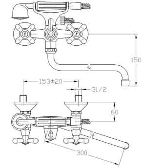 smesitel Mofem Treff 145-0021-01,604TREFF shema